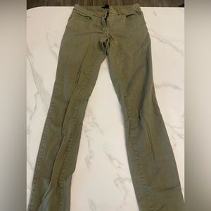 Green Denim Jeans